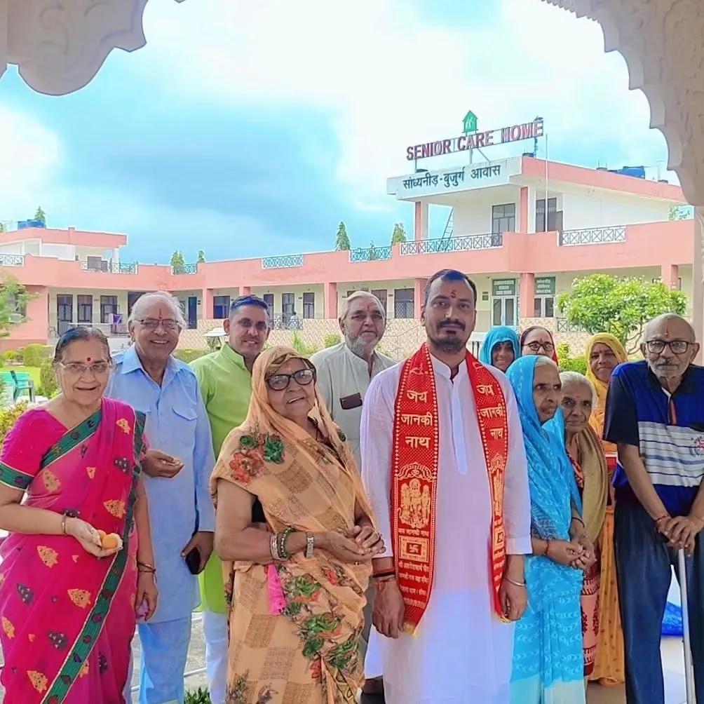 Residents engaged in daily activities